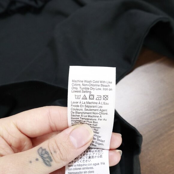 J. Crew Stretch Rosettes Top Women S Black Party Event Black Tie Semi Formal NWT - Picture 9 of 16